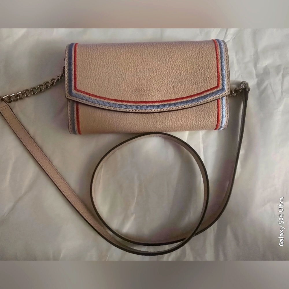 Kate Spade NY ♠️ Eva Embroidered Clutch Purse EUC